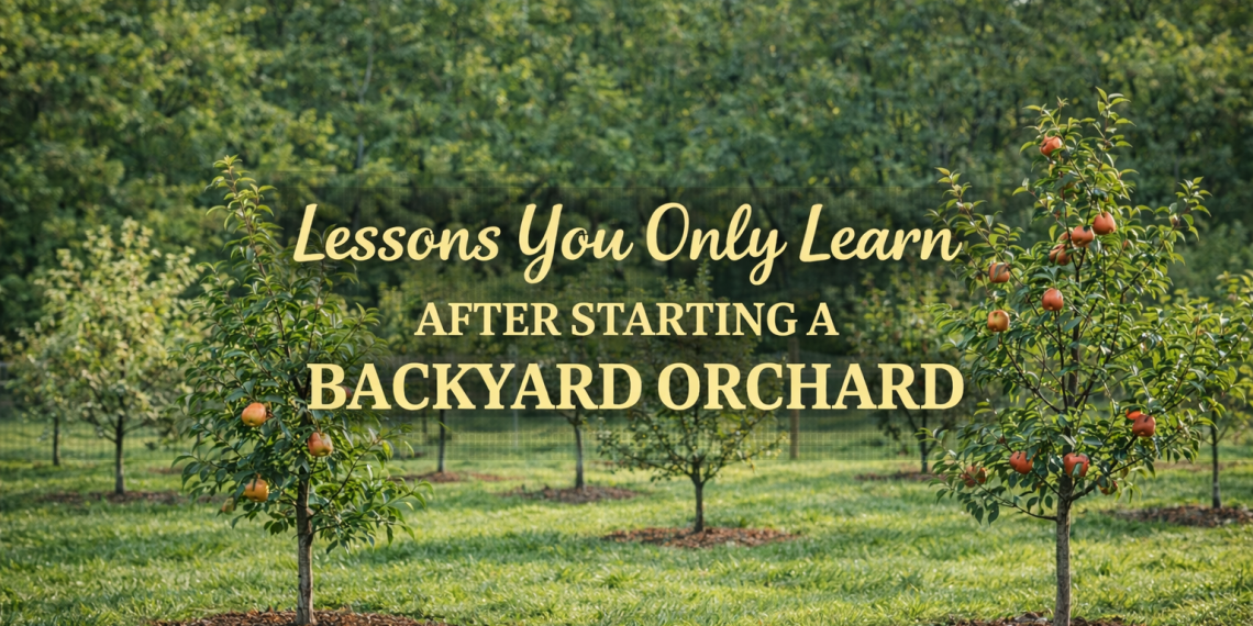 Lessons You Only Learn After Starting a Backyard Orchard