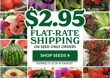 Park Seed Shipping Discount!