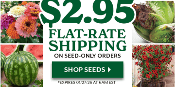 Park Seed Shipping Discount!